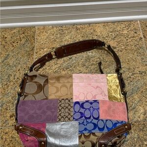 Coach Patchwork Shoulder Bag